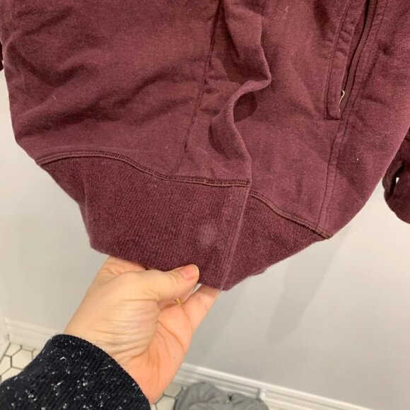 Lululemon wrap up jacket size 6 Heathered Bordeaux Drama - Picture 8 of 11
